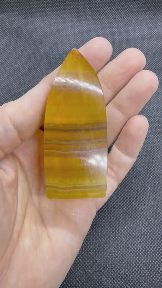 Yellow Fluorite Tower
